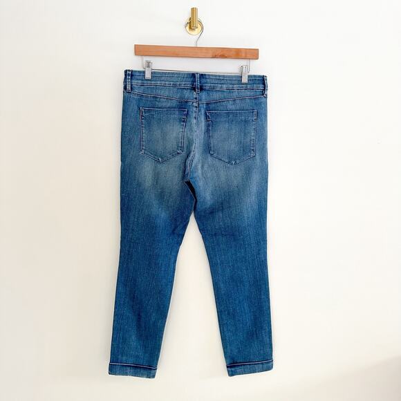 Ann Taylor LOFT Modern Skinny Ankle Jeans Dark Wash 29/8 - Picture 3 of 12